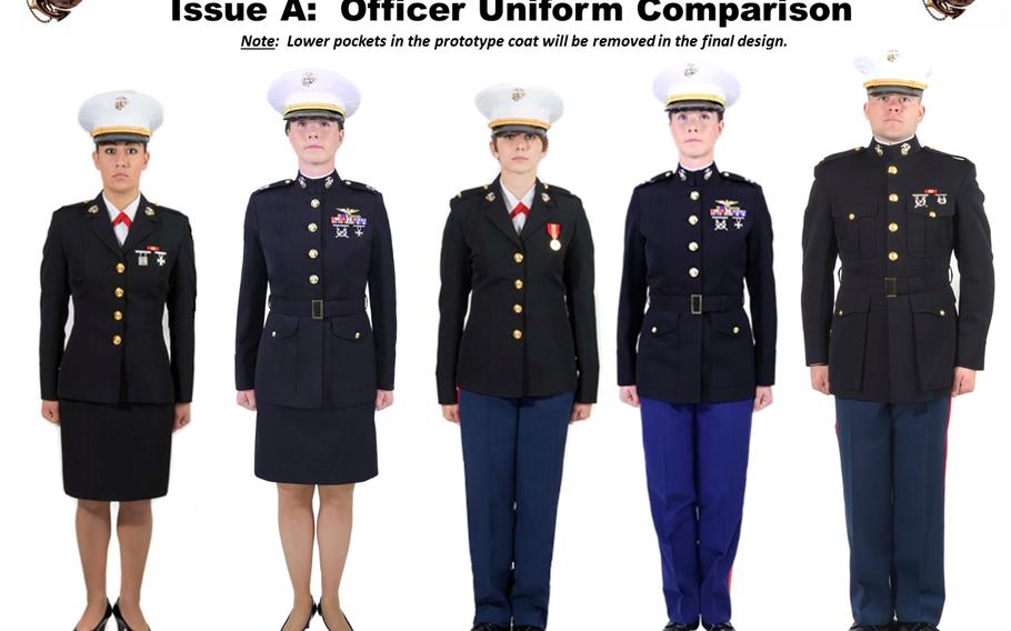 USMC dress blues coat online